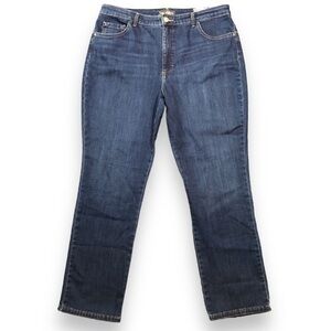 Lee High Rise Straight Leg Relaxed Jeans 18
